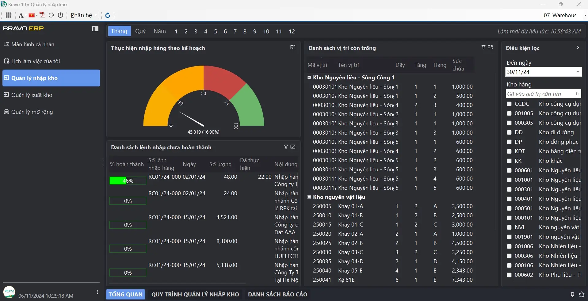  Bravo ERP – ERP nội địa mạnh về tài chính, có module kho cho phân phối