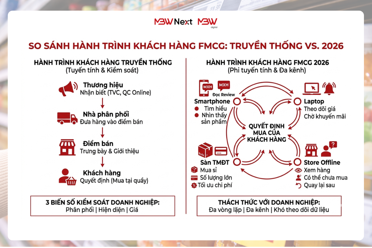 Hành trình khách hàng FMCG 2026 đang thay đổi như thế nào?