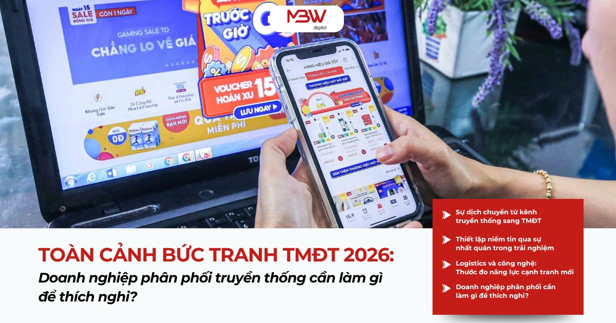 Thương mại điện tử 2026: Cuộc "đại thanh lọc" mô hình phân phối truyền thống