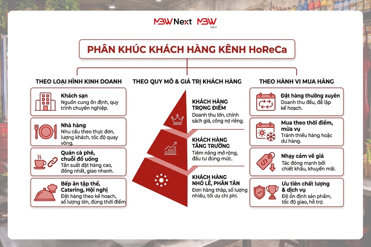 Phân khúc khách hàng kênh Horeca