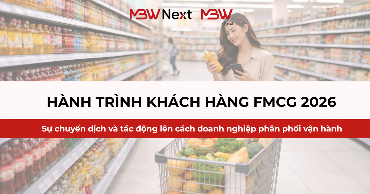 Hành trình khách hàng FMCG 2026: Sự chuyển dịch và tác động lên cách doanh nghiệp phân phối vận hành