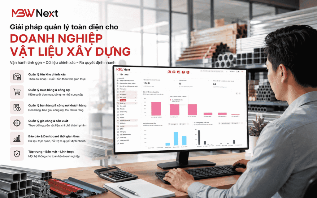 Giải pháp MBW Next cho doanh nghiệp Vật liệu xây dựng