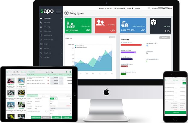 phần mềm sapo pos