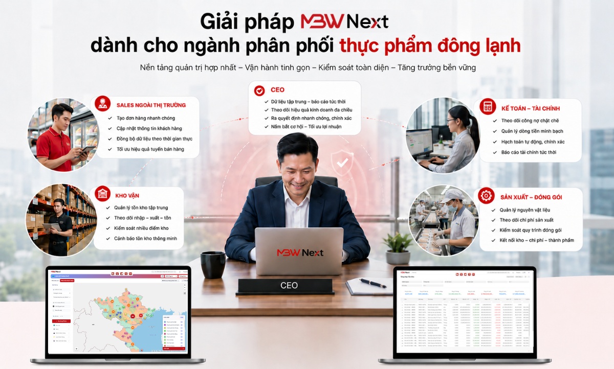 Giới thiệu MBW Next dành cho ngành phân phối thực phẩm đông lạnh