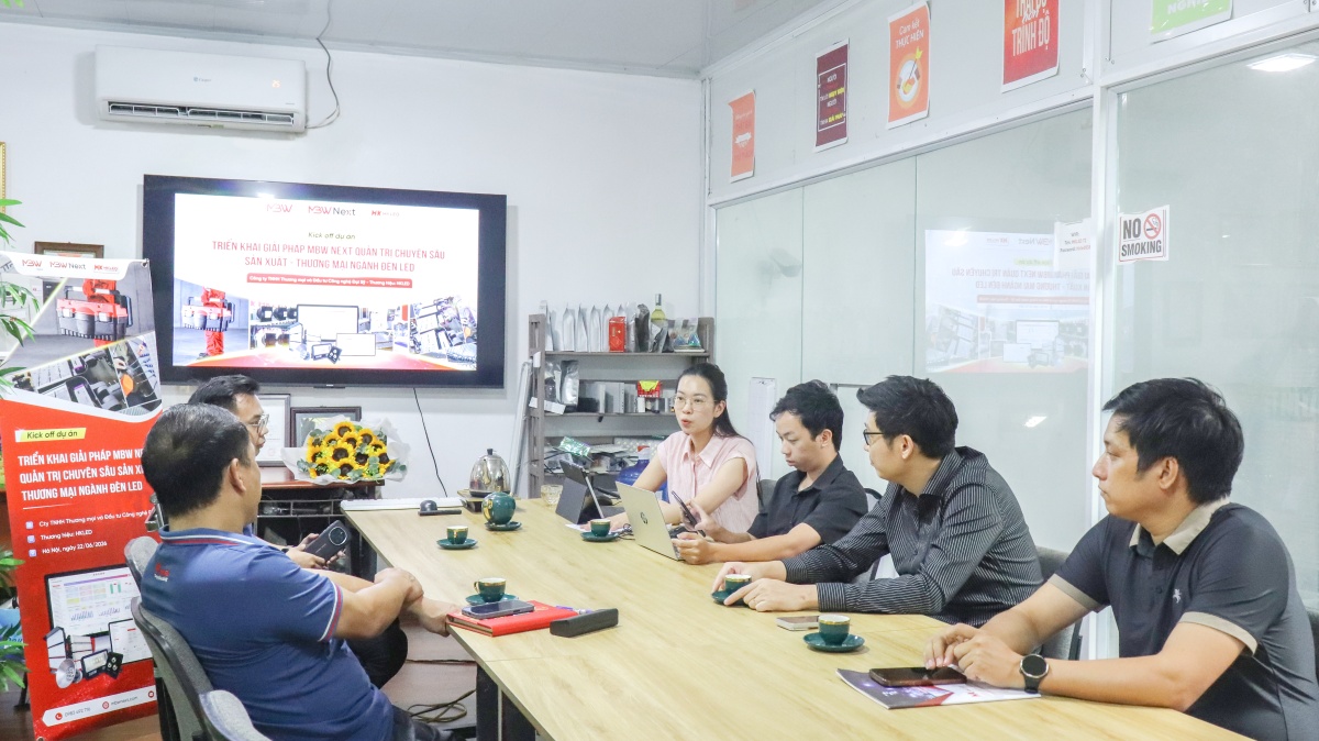 HKLED số hóa toàn diện quy trình sản xuất và quản lý vận hành với MBW Next