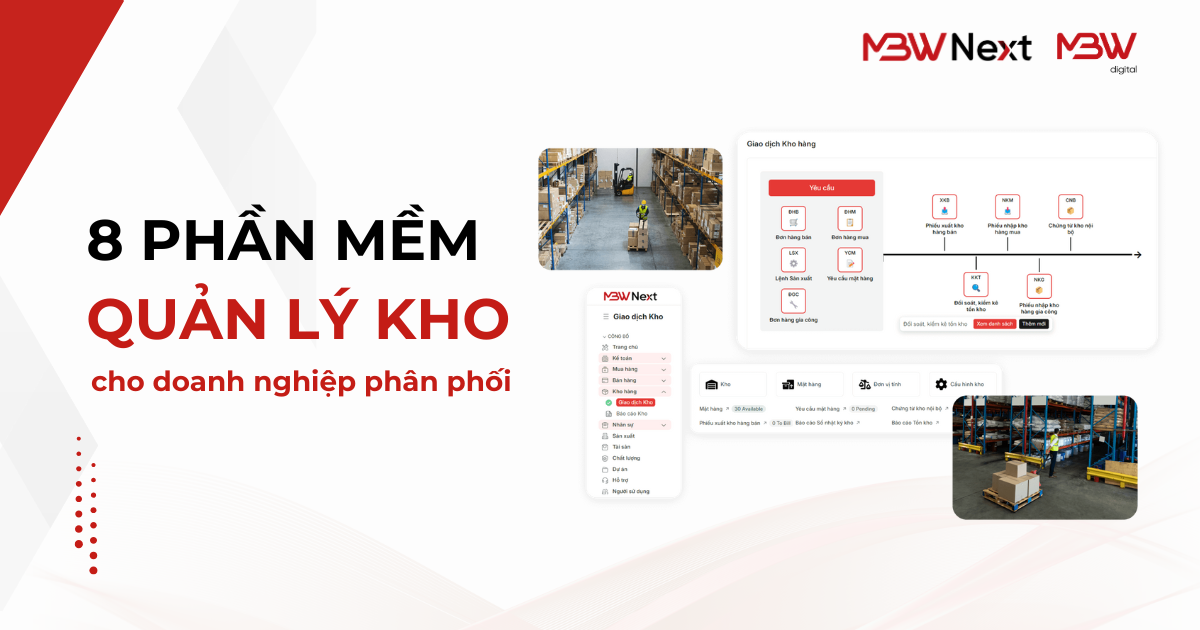 8 phần mềm quản lý kho cho ngành phân phối