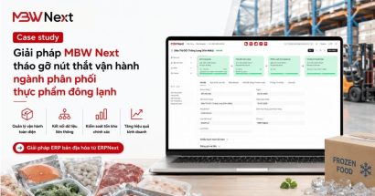 Áp dụng MBW Next cho ngành hàng Sản xuất phân phối thực phẩm đông lạnh