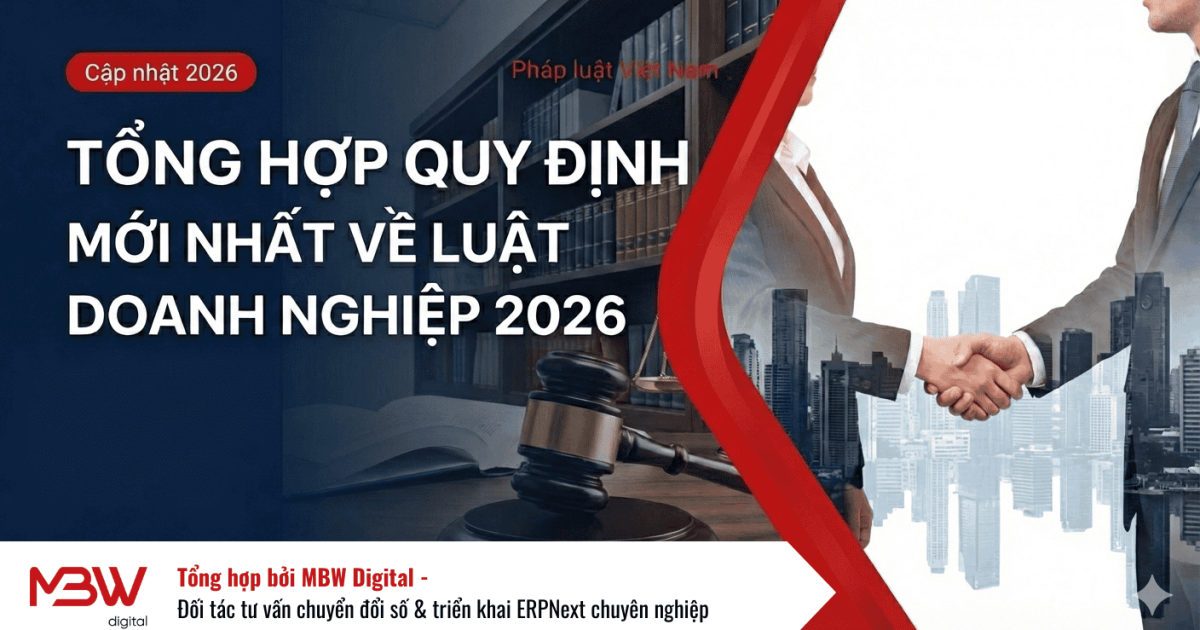 Tổng hợp quy định mới nhất về luật doanh nghiệp 2026