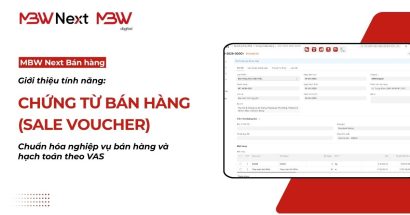 Sales Voucher: Chuẩn hóa nghiệp vụ bán hàng và hạch toán theo VAS